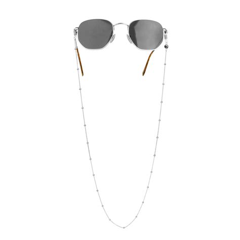 Playa Sunglasses Chain Silver Luamaya