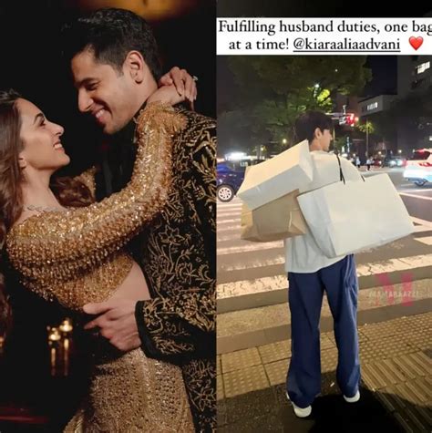 Sidharth Malhotra Fulfilling Husband Duties” For Kiara Advani Mamaraazzi