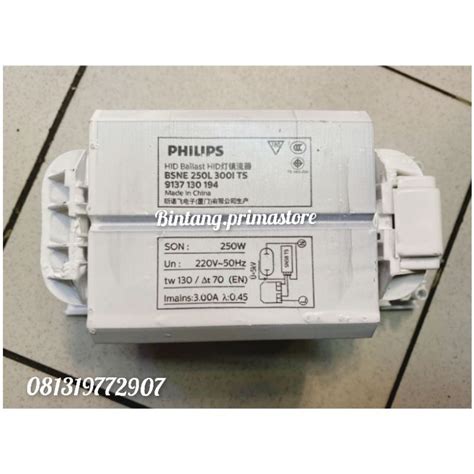 Jual Ballast Trafo Bsn Bsne Bsne Watt Philips Shopee