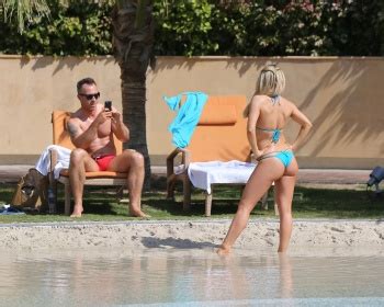 Ola Jordan In A Tiny Blue Bikini In Dubabi February Phun Org Forum