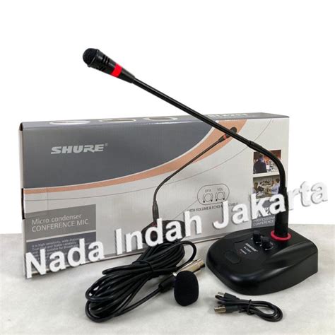 Jual Microphone Mic Meja Podium Rapat Shure Blx Ev Shopee Indonesia