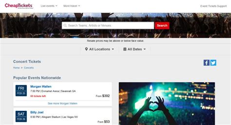 The Cheapest Places To Buy Concert Tickets Online Thrifty Two