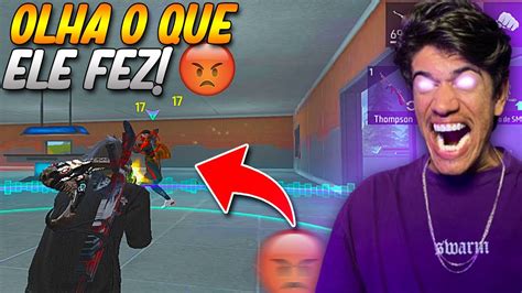 JOGUEI SOLO VS SQUAD NO FREE FIRE E PASSEI FOI RAIVA YouTube