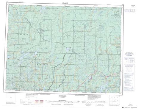 Printable Topographic Map Of Foleyet 042b On