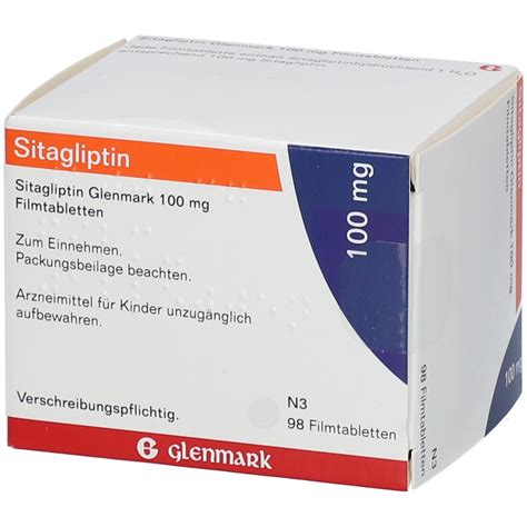 SITAGLIPTIN Glenmark 100 Mg Filmtabletten 98 St Mit Dem E Rezept Kaufen