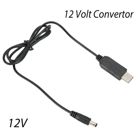 Usb 5v To 12v Boost Step Up Power Supply Cable Converter Interface 5 5 2 1mm