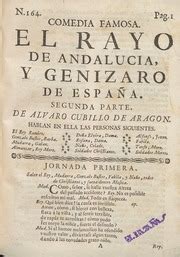 El Rayo De Andalucia Y Genizaro De Espa A Segunda Parte Comedia