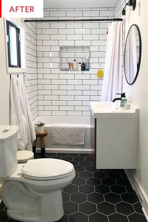 Black Hexagon Tile Bathroom Floor Flooring Ideas