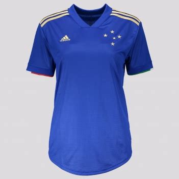 Camisa Adidas Cruzeiro I 2021 Feminina FutFanatics