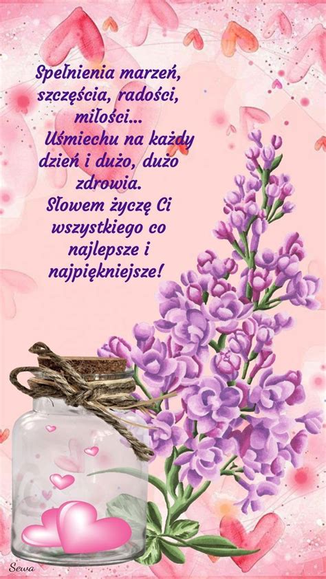 Pin By Violetta Witczak On Zapisane Przeze Mnie Birthday Wishes