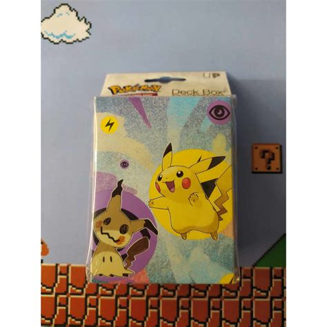 Pokemon Porta Mazzo Verticale Ultra Pro Pikachu Mimikyu Il Livello