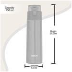 Buy Milton Atlantis Thermosteel Hot Cold Water Bottle Leak Proof Durable Silver Online