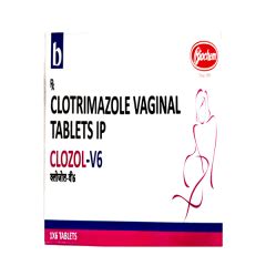 CLOZOL V 6 Vaginal Tablet 6 S Price Uses Side Effects Netmeds