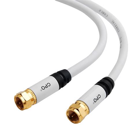 Cable coaxial conexion | cables de vídeo, audio e Internet