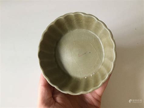 Bidlive A Chinese Longquan Grey Stoneware Celadon Brushwasher Ming