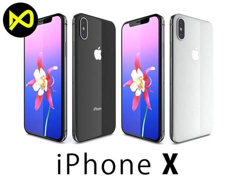 Apple iPhone X iPhone 10 All Colors 3D model | CGTrader