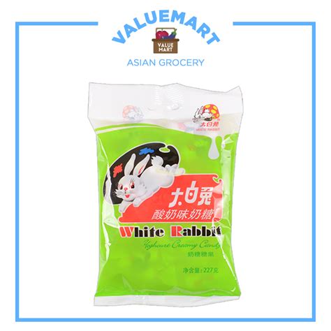 White Rabbit Yogurt Flavored Creamy Milky Candy With Edible Rice Paper