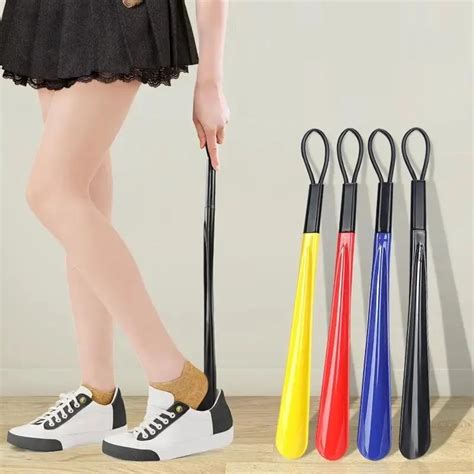 Extra Long Shoe Horns Black Plastic Shoe Horn Spoon Shape Shoehorn Shoe