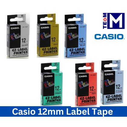 Casio Ez Label Printer Tape Mm Mm Mm Mm Mm