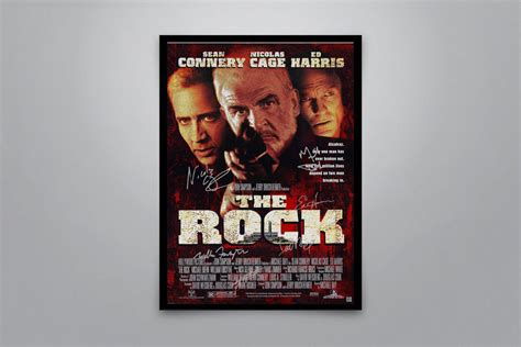 The Rock - Signed Poster + COA