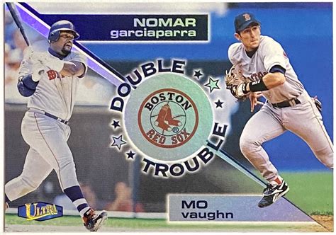 Nomar Garciaparra Mo Vaughn Fleer Ultra Boston Red Sox Baseball