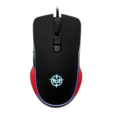 Kit Mouse E Mousepad Mouse Gamer TGT M4 Rainbow RGB 7 Botoes