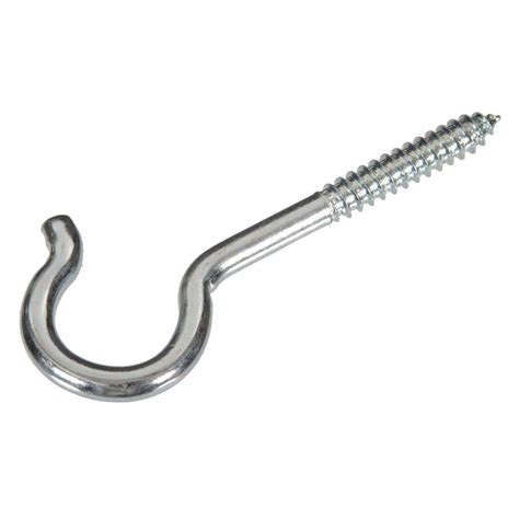 Everbilt 212 X 65 Lb Zinc Plated Threaded Eye Hook 100 Pack 803252