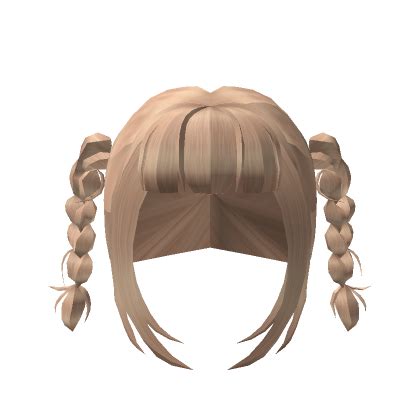 Blonde Mini Braided Pigtails Roblox