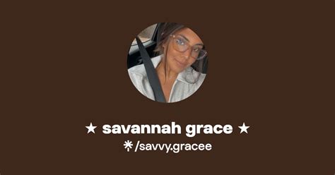 Savannah Grace ★ Instagram Tiktok Linktree