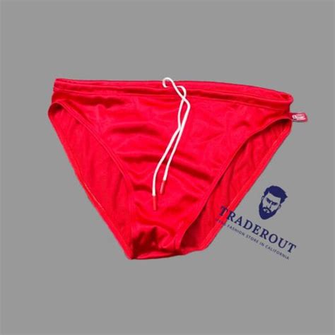 AussieBum Mens Red Original Classic Swim Bikini Brief Swimwear Size S M L XL EBay Australia