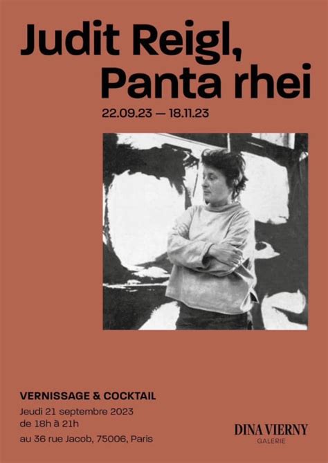 Judit Reigl Panta Rhei Septembre Octobre Overview