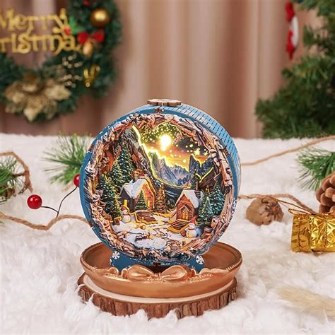 Amazon Woodbests D Puzzle Nightlight Beautiful Winter D Wooden