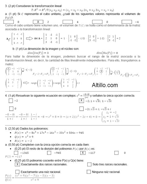 Parcial J Lgebra Para Cs Econ Micas Uba Xxi