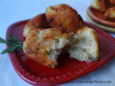 Codfish Cakes Bolinhos De Bacalhau The Portuguese American Mom