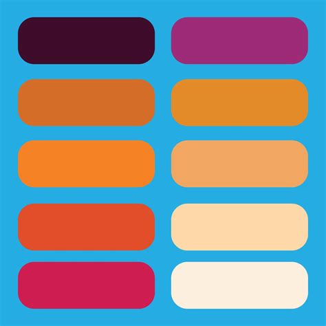 Colour Guide Palette Catalog Samples Pastel And Neon In Rgb Hex