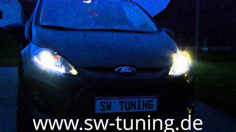 Ford Fiesta Mk7 JA8 08 12 SW Light Scheinwerfer By SW Tuning De YouTube