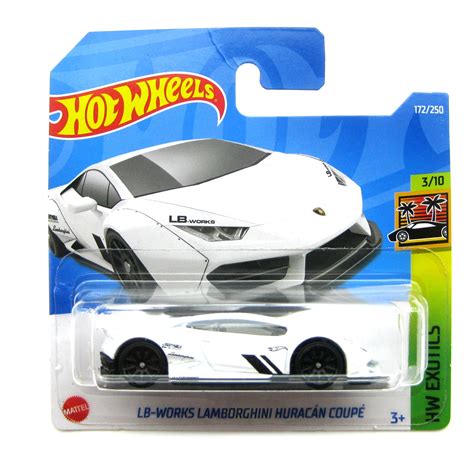 Hot Wheels Lamborghini Huracán Coupé LB Works HW Exotics weiß 1 64