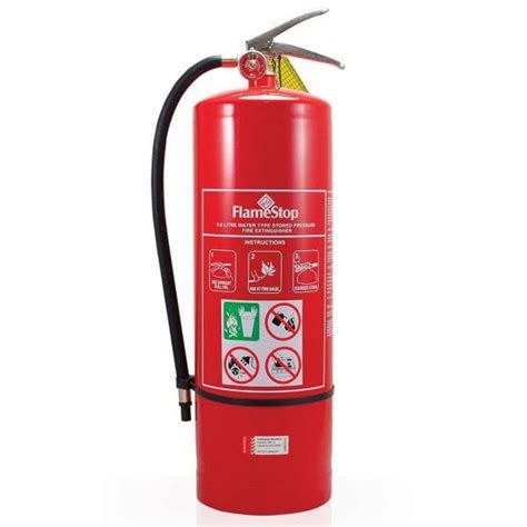 Water Fire Extinguisher Litre Kiwi Hygiene Supplies