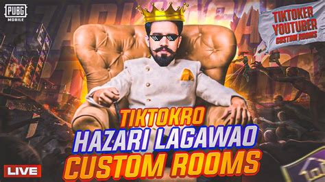 Tiktokr Youtuber Custom Rooms Top Merry Is Live Pubg Mobile Youtube