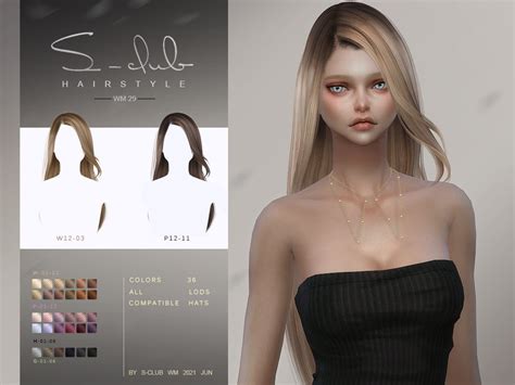 The Sims Resource S Club Ts4 Wm Hair 202129