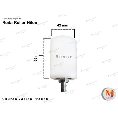 Jual Roda Roller Nilon Untuk Pintu Pagar Sliding Shopee Indonesia