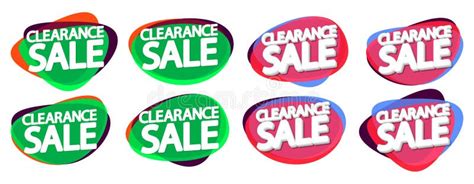 Clearance Sale Banner Design Template Stock Illustration - Illustration ...