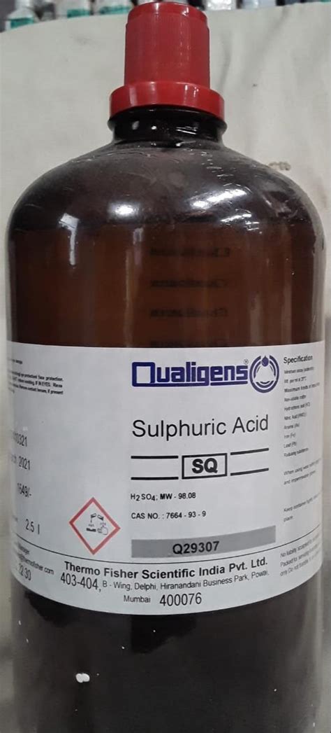 Sulfuric Acid Bottle