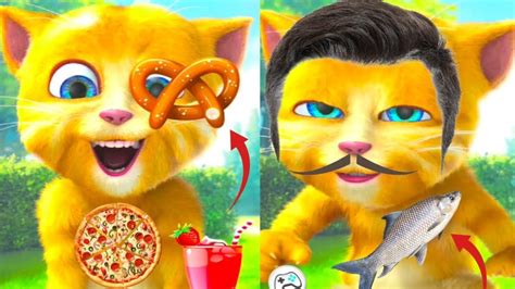 Funny Talking Tom Talking Ginger Logo Effects Preview Ginger