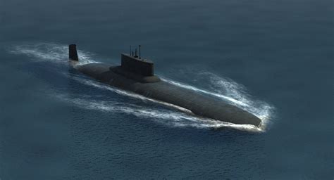 Modelo D Tif N Ssbn Submarino Turbosquid