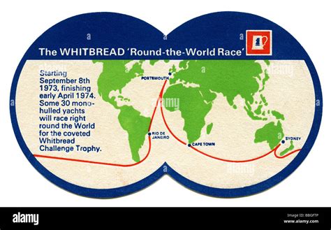 Whitbread race yacht Cut Out Stock Images & Pictures - Alamy