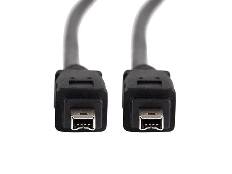 IEEE 1394 FireWire I LINK DV Cable 4P 4P M M 10ft Black Monoprice