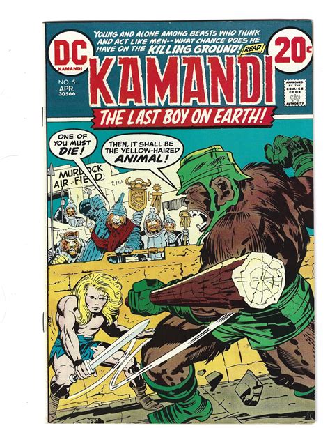 Kamandi The Last Boy On Earth Comic Books Bronze Age Dc