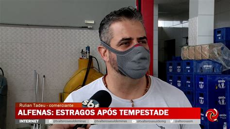 Depois da chuva prejuízos em Alfenas YouTube