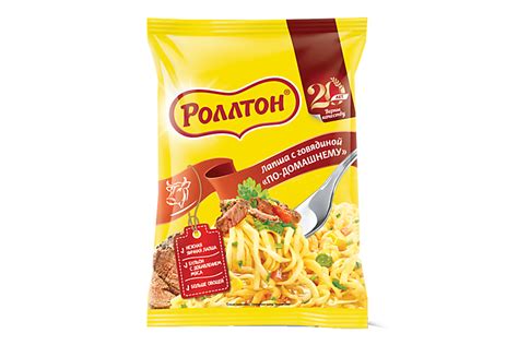 Вермишель «Роллтон» говядина По-домашнему, 85 г – купить по приятной ...